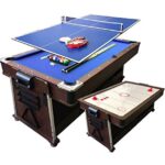 7 Foot Pool Table Air Hockey Combo