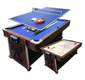 7 Foot Pool Table Air Hockey Combo